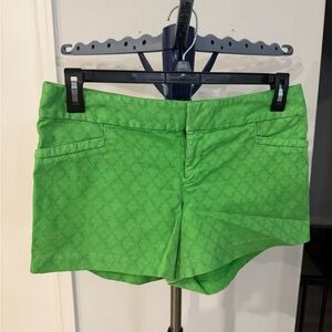 Lilly Pulitzer Green Knit Shorts